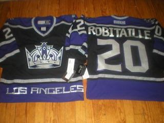 CCM Los Angeles Kings Luc Robitaille Black Jersey Sz Large