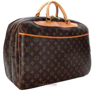 Authentic Louis Vuitton Monogram Alize 24 Heures Soft Suitcase