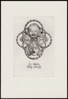 Bookplate for Famous Hollywood Actress Tilly Losch 1930