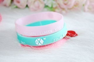 Exo M Wristband Kris Lay Luhan Xiumin Exo K Bracelet Baekhyun D O Kai