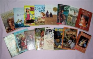 16 Paperback Chapter Books Lot for Girls 8 Up Reading Levels 3rd 6th
