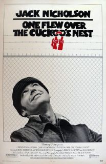 One Flew Over The Cuckoos Nest Movie Poster 1975 Re