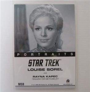 Star Trek TOS Beautiful Louise Sorel Potraits Card M59