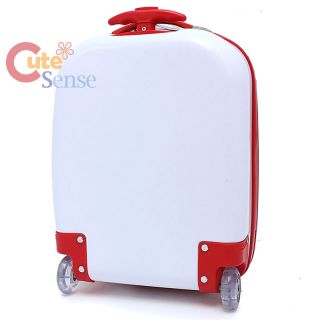 Hello Kitty Rolling Luggage ASB Trolley Bag Hard Suit Case White Face