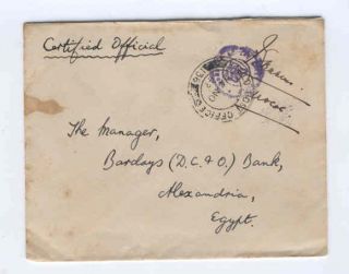 Oldhal WW11 MEF Certified Mail Alexandria FPO 136