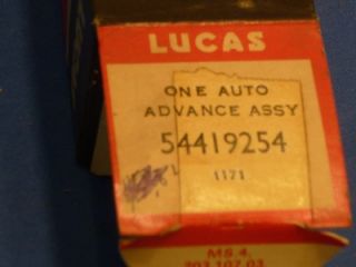 Lucas Auto Advance Triumph T100 1967 on 54419254 Daytona T100C B1082