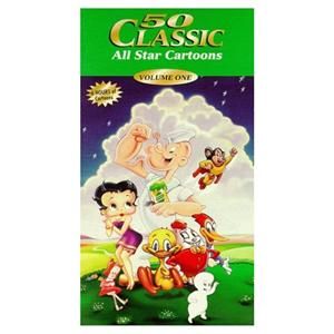 50 Classic All Star Cartoons Volume 1 VHS