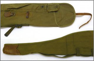 WW2 M1 Carbine, Full Stock, OD Canvas Bag, Paratrooper Drop Carry Case