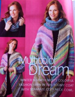 Knitting 45 Patterns Multicolor Coat Loop Stitch Hat Jacket Fair Isle