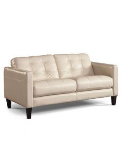 Milan Leather Loveseat, 67W x 36D x 34H   furniture