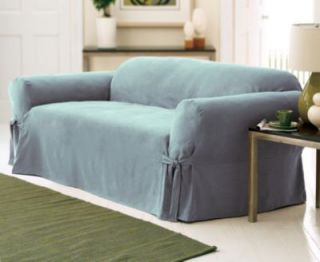 Sure Fit Slipcovers, Soft Faux Suede Furniture Covers   Slipcovers