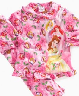 AME Kids Pajamas, Little Girls Toddler Princesses Coat Front Pajama