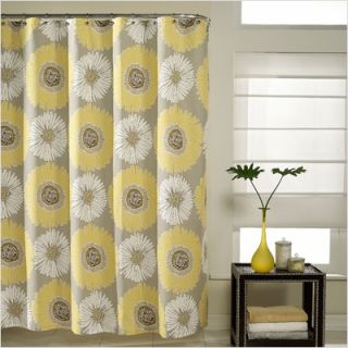 Style Bloom Shower Curtain in Yellow MS7960 Yellow