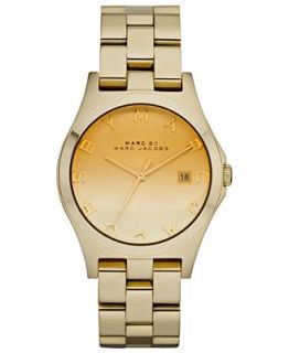 Marc by Marc Jacobs Watch, Womens Henry Gold Ion Plated Stainless