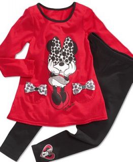 Disney Kids Shirt, Little Girls Long Sleeve Minnie Mouse Tee