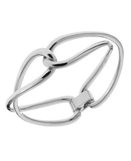 Michael Kors Bracelet, Silver tone Knot Bangle Bracelet   Fashion