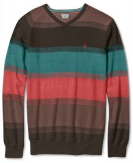 Volcom Sweater, Standard Stripe V Neck Sweater
