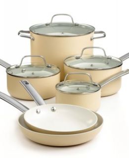 Martha Stewart Collection Ceramic Fry Pan, 8   Cookware   Kitchen