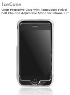 Macally Clear Ice Case Hard Cover for iPhone 3G 8 16GB