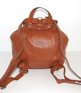 Fossil Brown Chestnut Leather Vintage Maddox Backpack $188