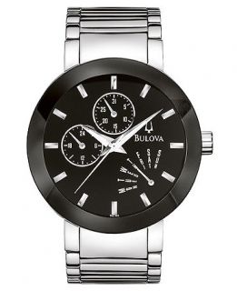 Bulova Watch, Mens Stainless Steel Strap 40mm 96C105   All Watches