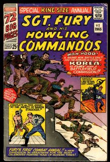Sgt Fury His Howling Commandos 1 Annual 1965 Kirby