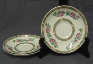 Lot of 3 Maddock Indian Tree Saucers England