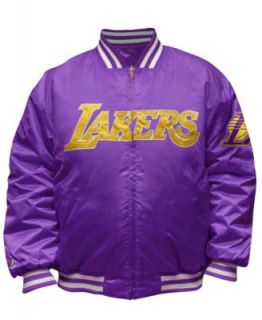 Majestic NBA Big and Tall Jacket, LA Lakers Raglan Track Jacket   Mens