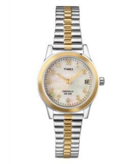 Timex Watch, Womens Two Tone Stainless Steel Bracelet T25771UM   All