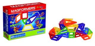 Features of Magformers Magnetic Building Construction Set   62 Piece