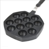 NEW ALUMINUM GRILL SKILLET COOKING PAN 12 CAVITY MOLD JAPANESE