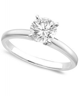 Engagement Ring, Certified Near Colorless Diamond (1 ct. t.w.) and 14k