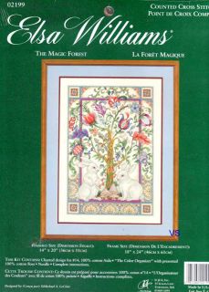 Williams Counted Cross Stitch Kit 14 x 20 ~ MAGIC FOREST #02199 Sale