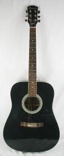 Maestro Gibson Black Full Size Acoustic Guitar as Is
