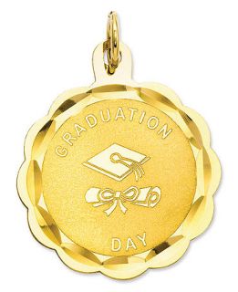 14k Gold Charm, Graduation Day Charm   Jewelry & Watches