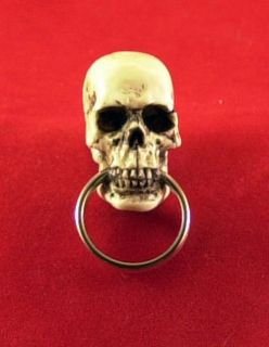 Skull Key Chain Ring Hot Rat Street Rod Made in USA 19