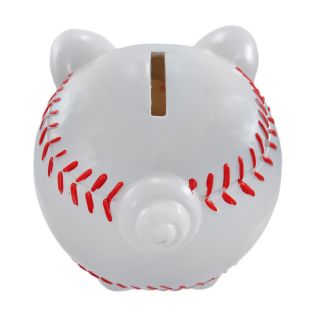 Funny Baseball Pig Piggy Bank Money Ball