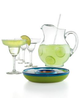 The Cellar Glassware, Margarita 7 Piece Set   Glassware   Dining