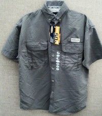 Magellan Youth UPF 50 Vented Back Large Fishing Shirt Gray Cheapest on