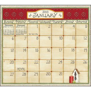 Coming Home 2013 Magnetic Mount Wall Calendar
