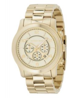 Michael Kors Watch, Mens Chronograph Runway Two Tone Stainless Steel
