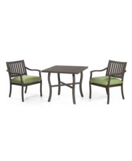 Madison Outdoor Patio Furniture, 3 Piece Set (32 Dining Table and 2