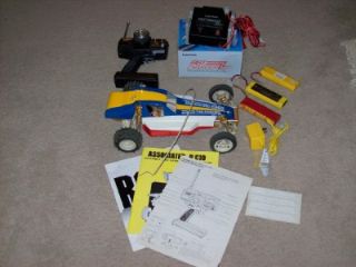 1984 AE Team Associated RC 10 Car, Futaba Remote, Batteries, Chargers