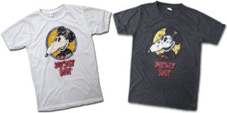 Mickey Rat Vintage T Shirt Tee White or Dark Grey Sz s M or L Very