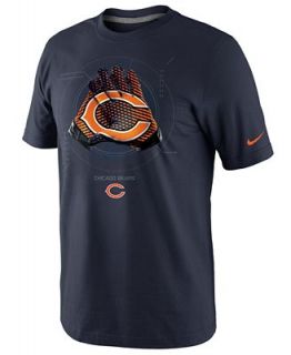 Nike NFL T Shirt, Chicago Bears Glove Lock Up Football Tee