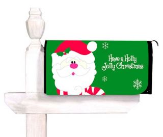 Have A Holly Jolly Christmas Mailbox Cover Wrap