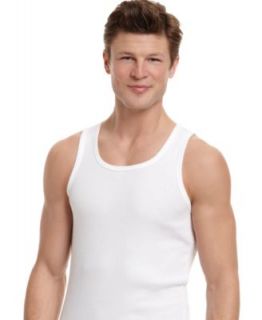 Alfani Underwear, Ribbed Tank Top 5 Pack   Mens Underwear