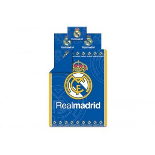 REAL MADRID SOCCER TIM  BEDDING SET  PIECES DUVET COVER/ FITTED SHEET