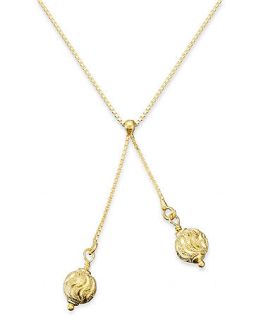 Giani Bernini 24k Gold Over Sterling Silver Necklace, 18 Diamond Cut
