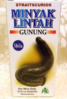 The MINYAK LINTAH GUNUNG helps to provide a climatic sexual experience